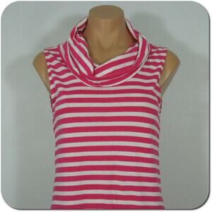 EXPRESS Mini Dress Tunic S SMALL Womens Striped Cowl Neck Sleeveless